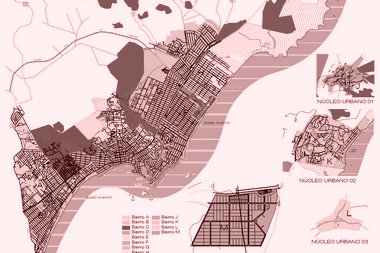 Mapas com os bairros da cidade