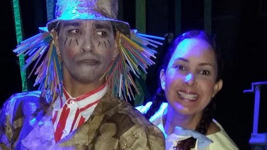 Foto dos personagens fantasiados