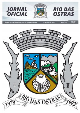 Capa da última edição do Jornal Oficial
