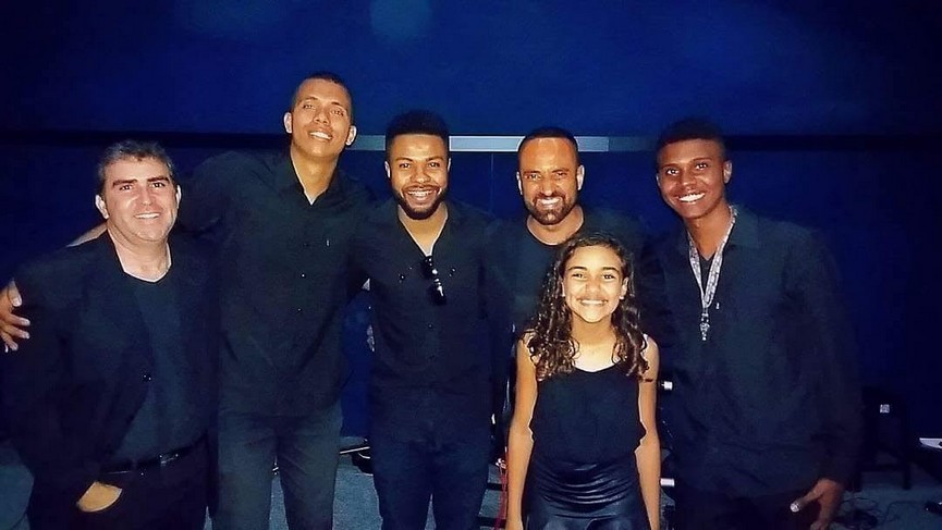 Foto de alunos da escola