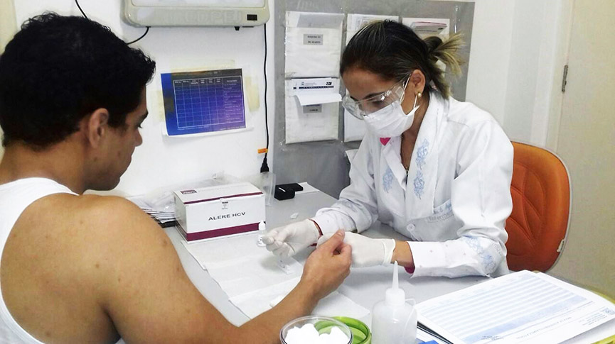 Teste de hepatite viral