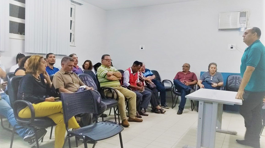 Os conselheiros ouviram as propostas do Prefeito