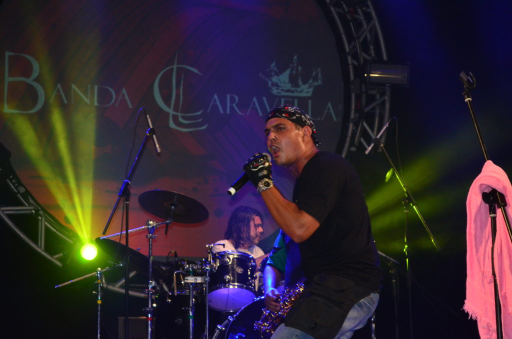 Banda no palco