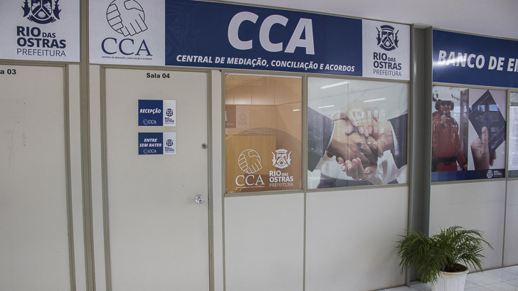 Fachada do Centro de Conciliação