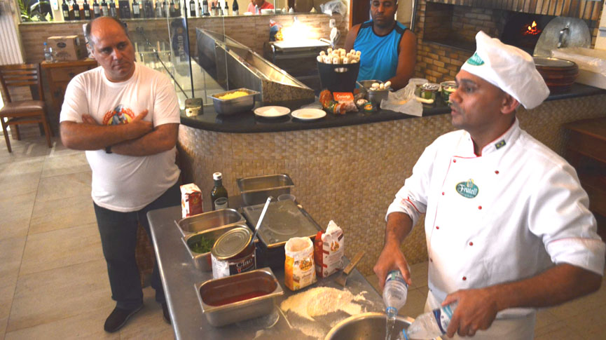 Pizzaiolo no workshop