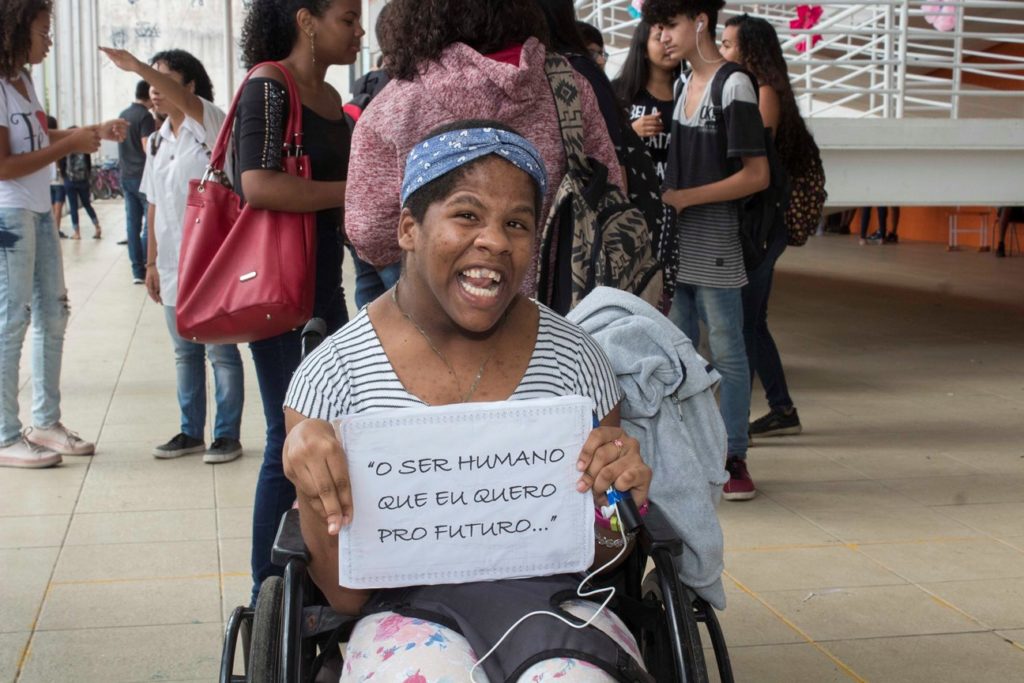 Aluna da Educação Inclusiva