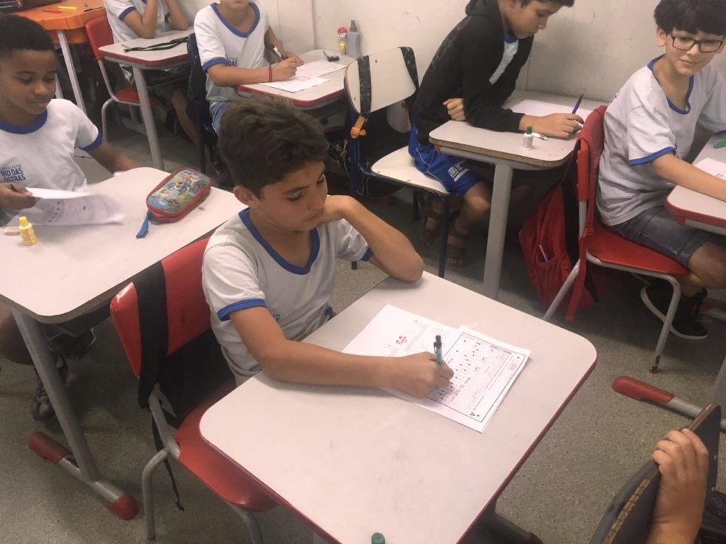 Alunos em sala