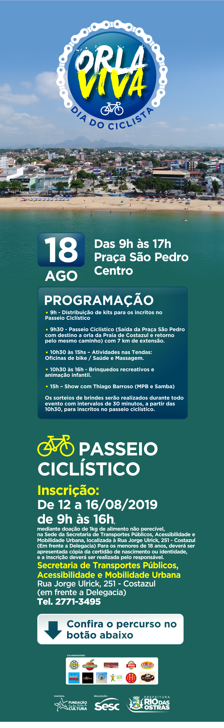 Orla Viva - Dia do Ciclista