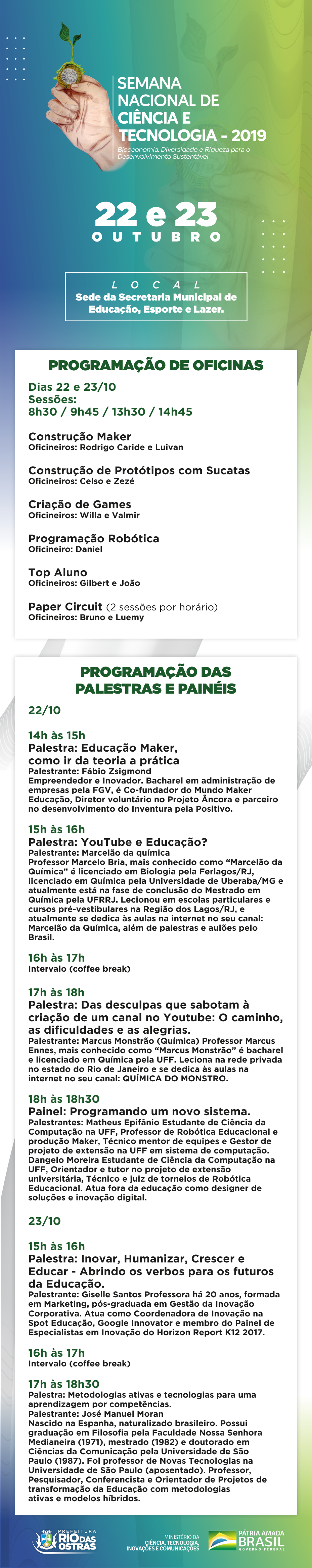 Semana Nacional de Ciência e Tecnologia