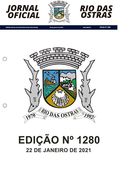 Capa da última edição do Jornal Oficial