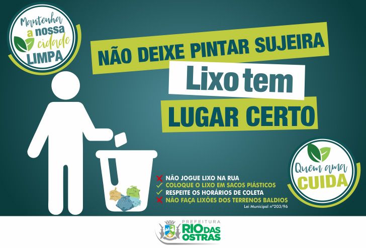 Caminhão da Campanha Jogue Limpo já está em Rio das Pedras