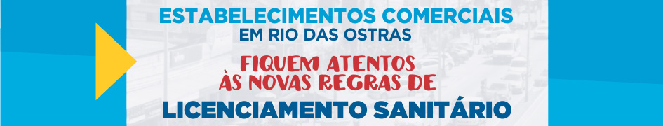 banner licenciamento sanitario novas regras