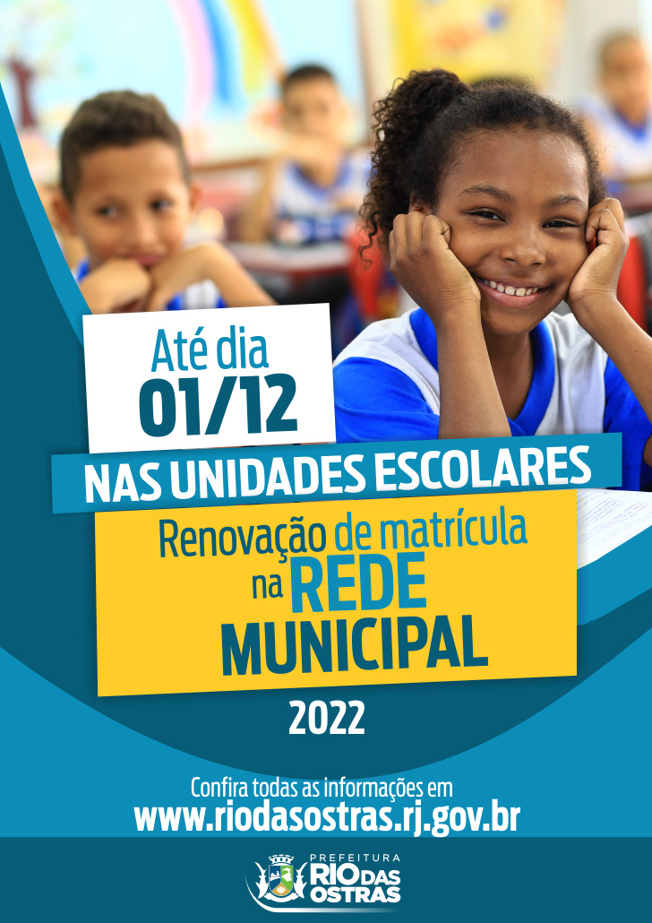 Até 01/12 - Renovação de Matrícula 2022