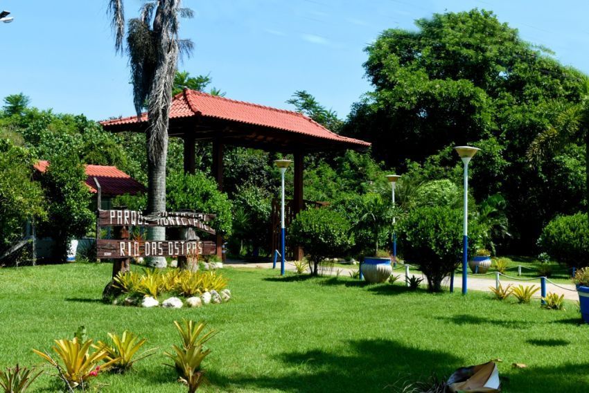 Fachada do Parque dos Pássaros