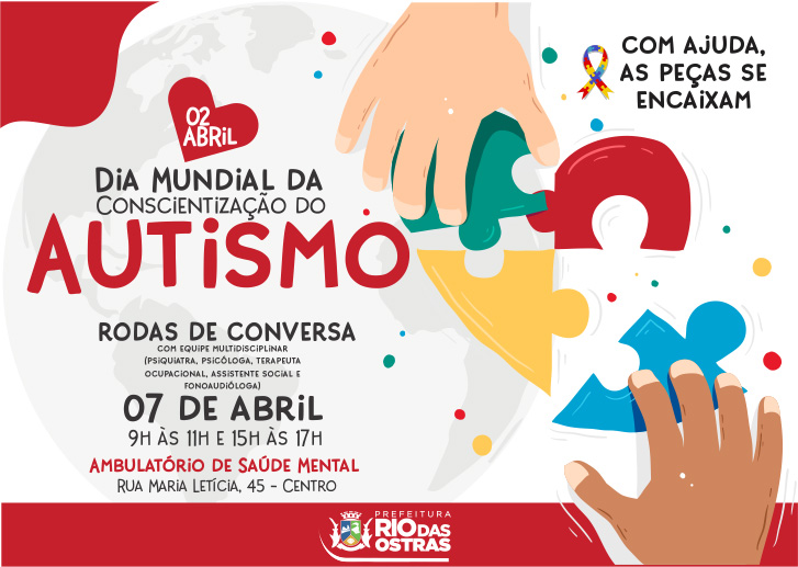 2 de Abril - Dia Mundial da Conscientização do Autismo 2022