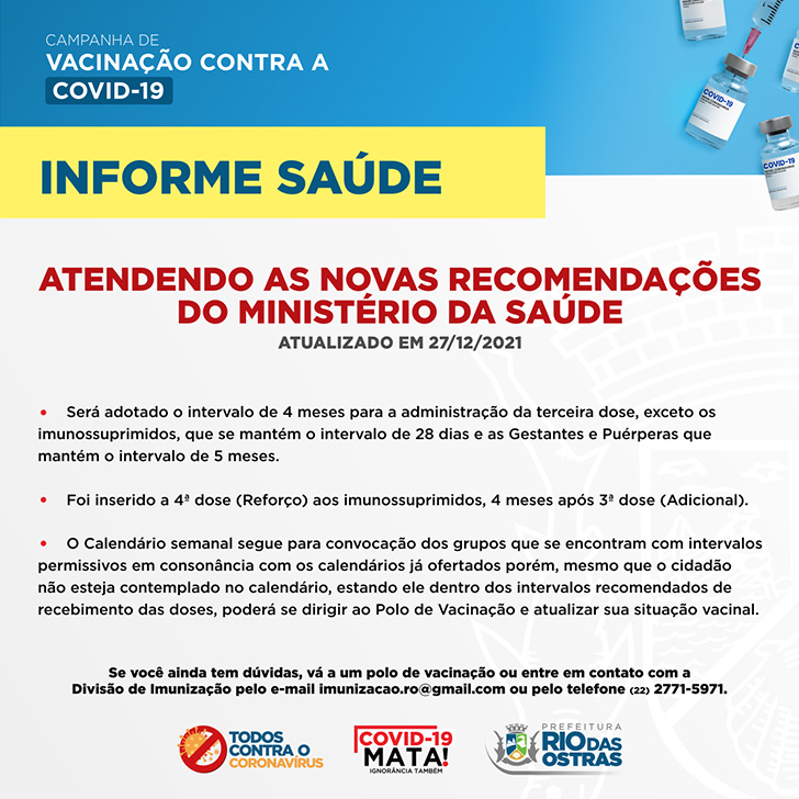 Informe Saúde: Covid-19