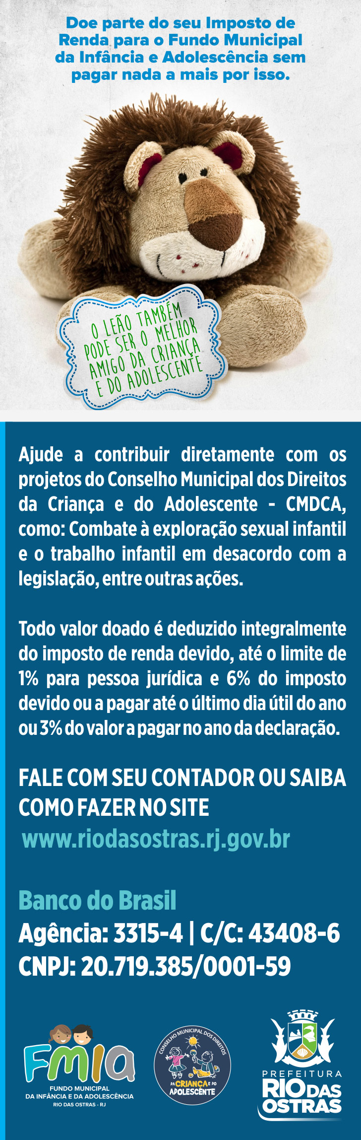 FMIA - Fundo Municipal da Infância e Adolescente 2022