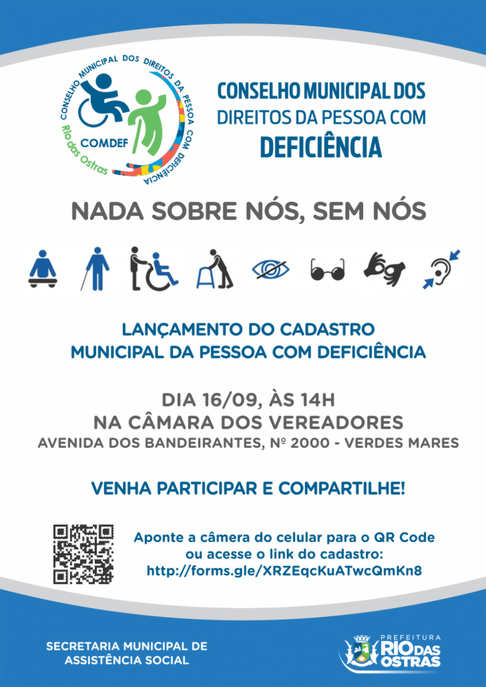 Cadastro Online - Pessoa com Deficiência