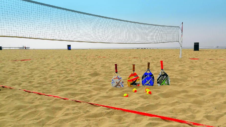 Sábado de sol é ideal para prática de Beach Tennis - Orla Rio