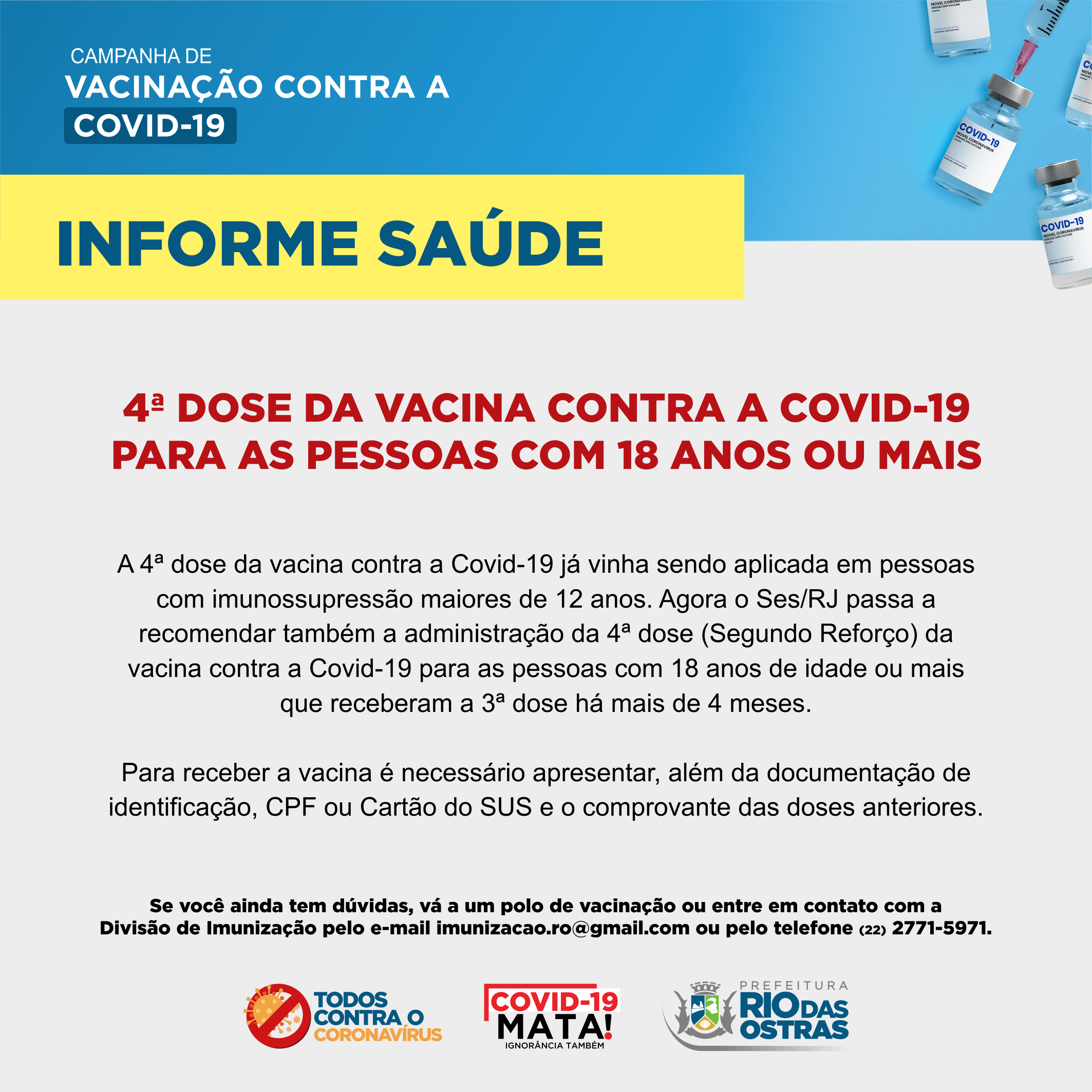 Informe Saúde: Covid-19