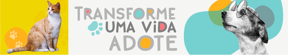 transforme uma vida, adote