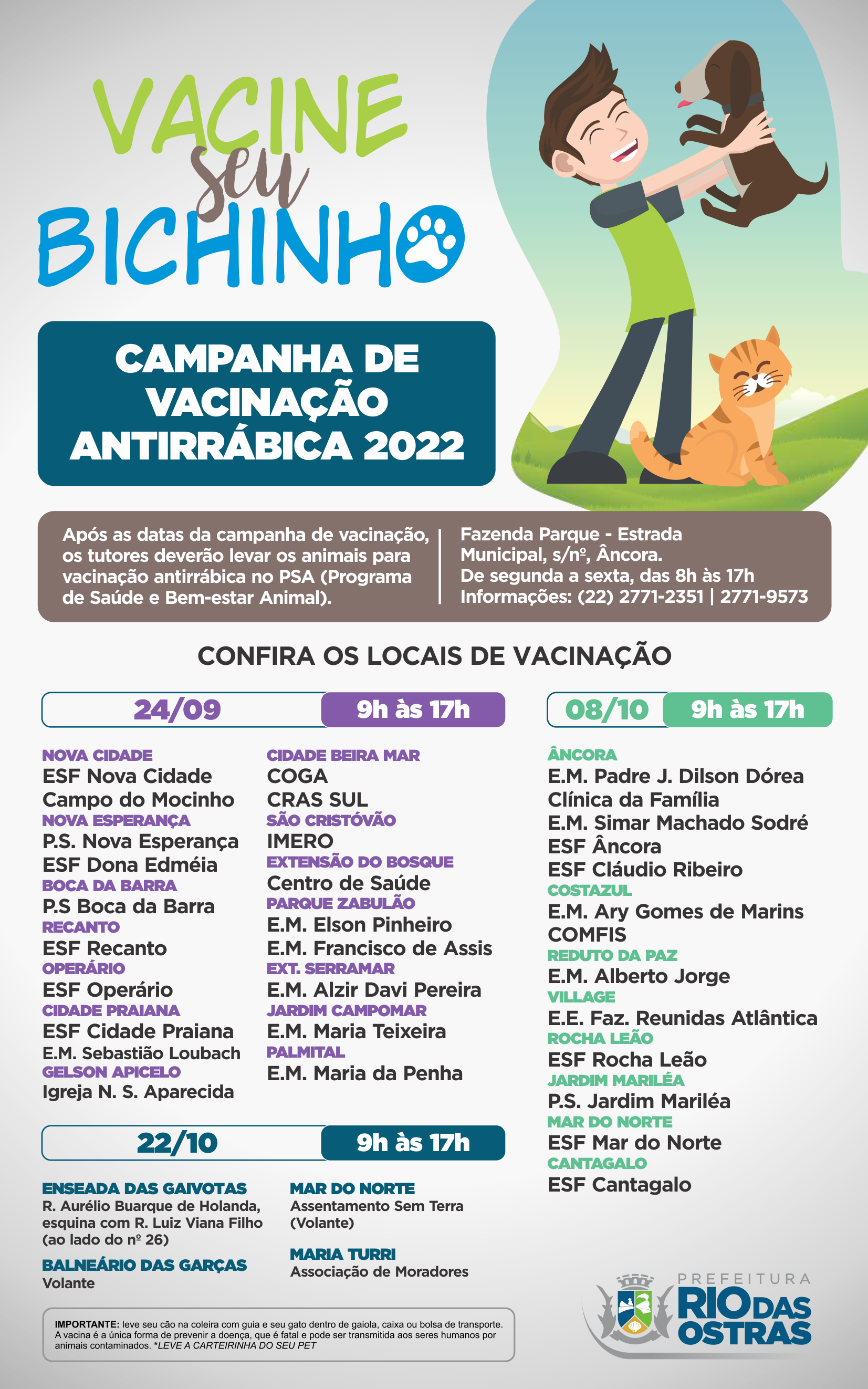 Campanha de Vacinação Antirrábica - 2022
