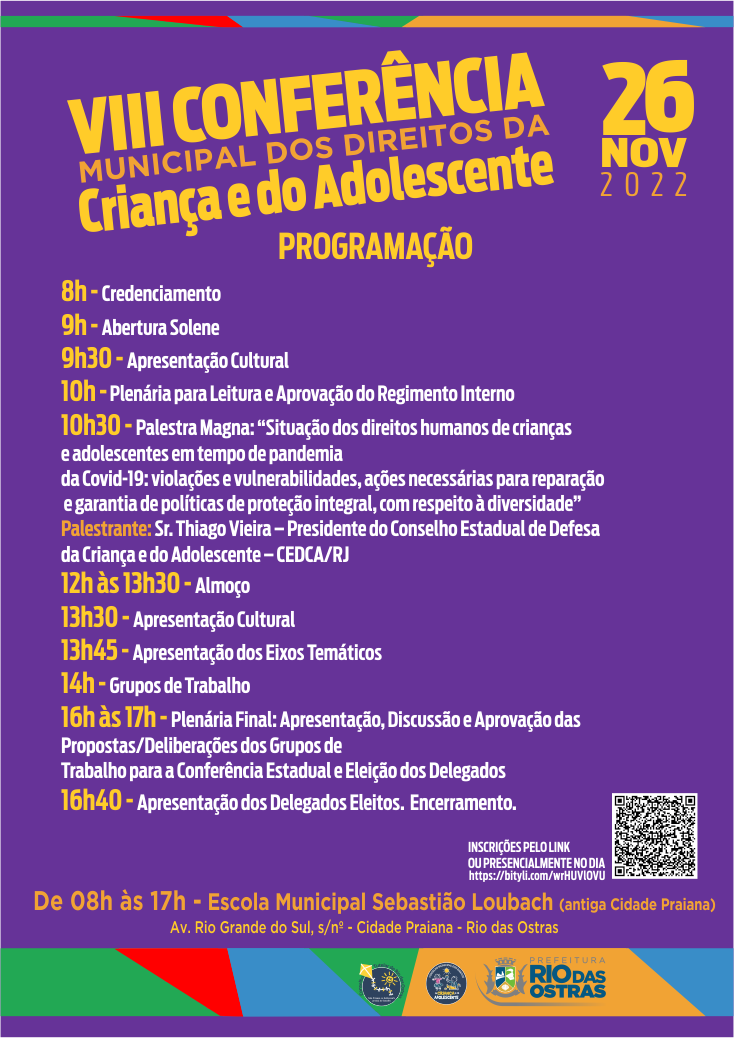 Conferência Municipal dos Direitos da Criança e do Adolescente