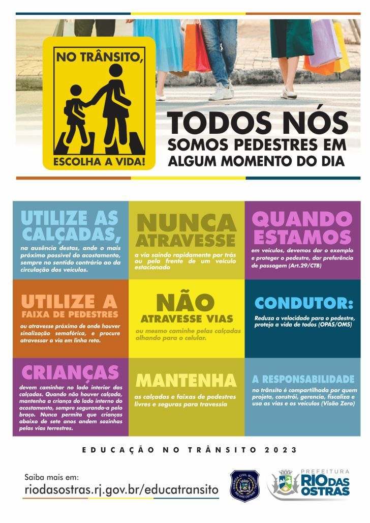 Educação do Trânsito - Janeiro 2023