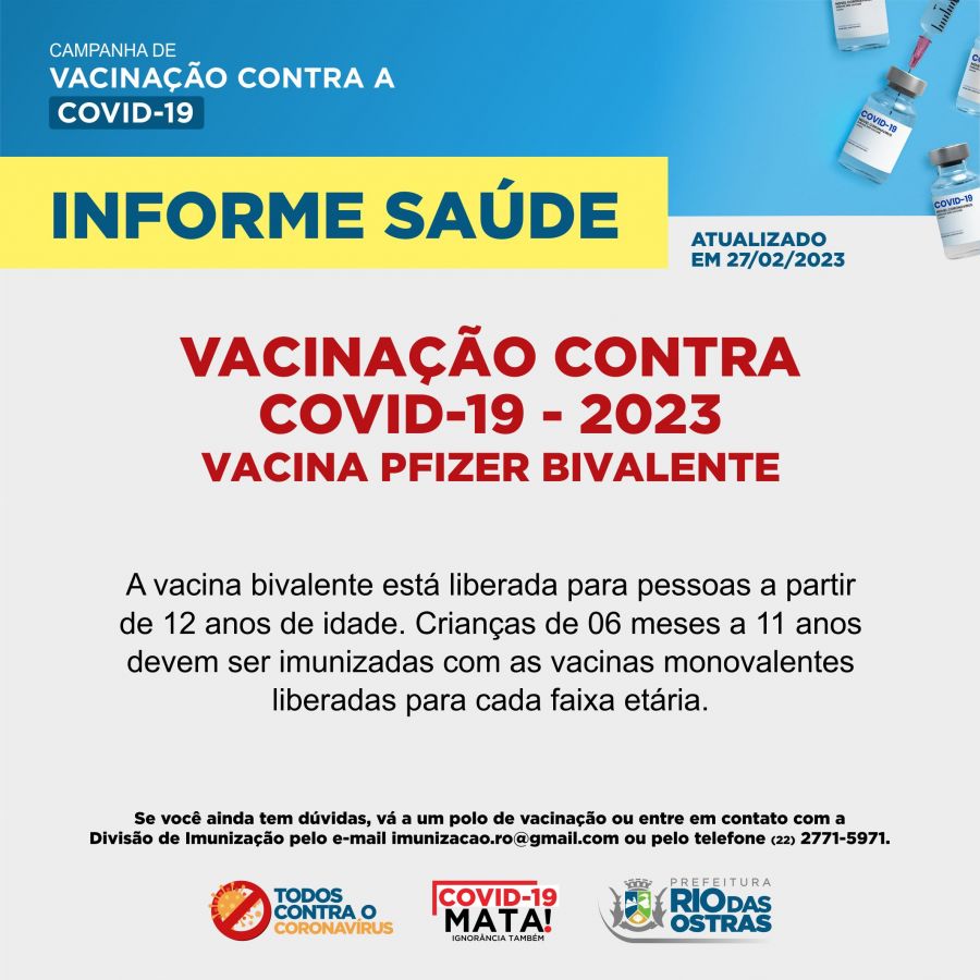 27-02 - 4 Informe Saúde - VACINAÇÃO BIVALENTE - 4
