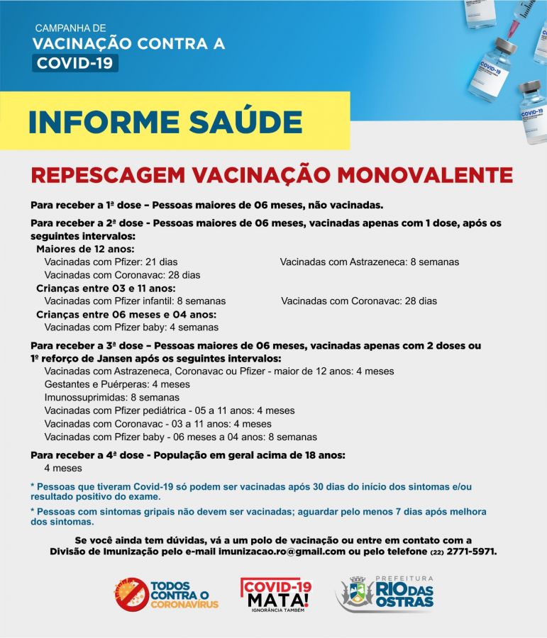 Vacinação contra Covid19