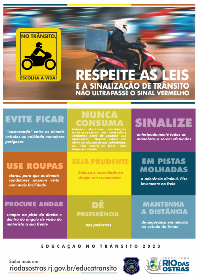 Educação do Trânsito - Abril 2023