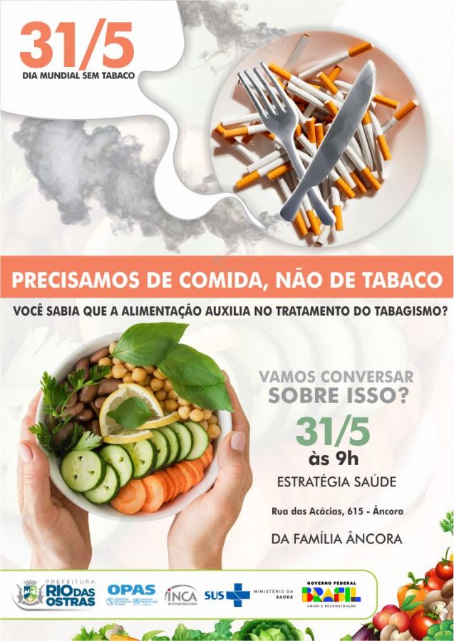 Dia Mundial sem Tabaco - 31 de Maio