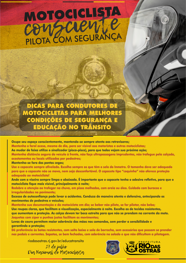 Semana Municipal de Prevenção a Acidentes de Trânsito com Motociclistas