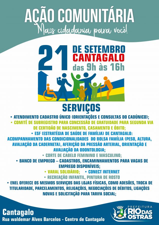 Ação Comunitária - Cantagalo