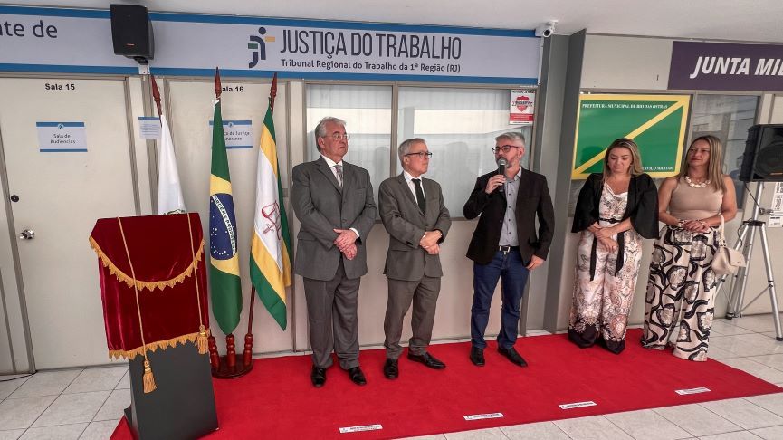 Serviço de Justiça Itinerante do TRT-RJ é inaugurado em Rio das Ostras Serviço de Justiça Itinerante do TRT-RJ é inaugurado em Rio das Ostras