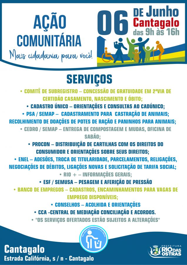 Ação Social - Cantagalo