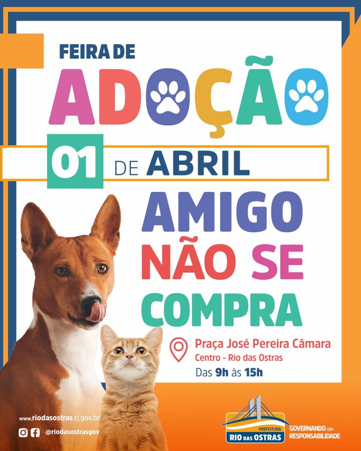 Feira de Adoção Animal - Rio das Ostras