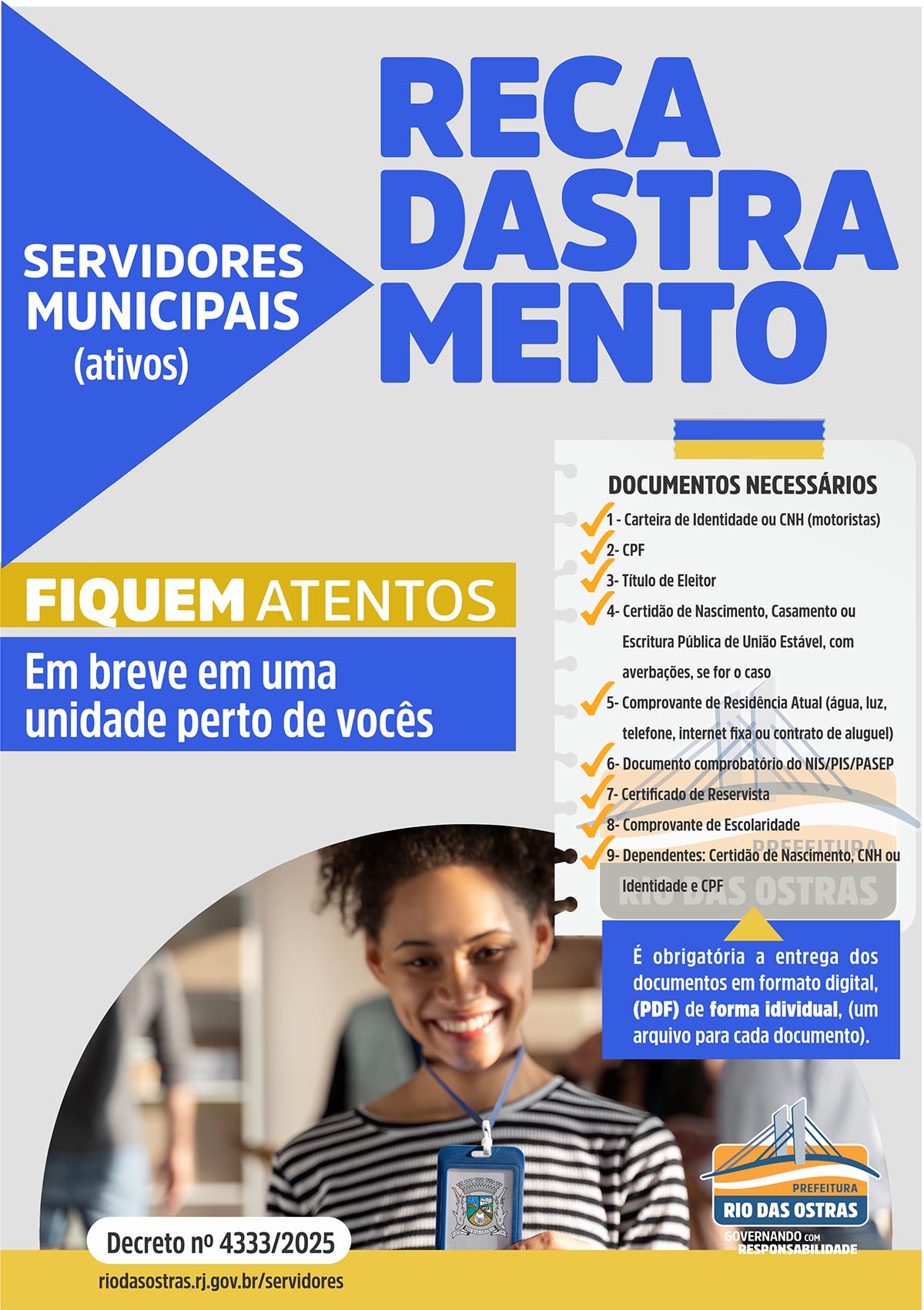 Recadastramento Servidores Ativos