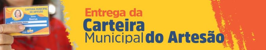 Carteira Municipal do Artesão banner chamada site