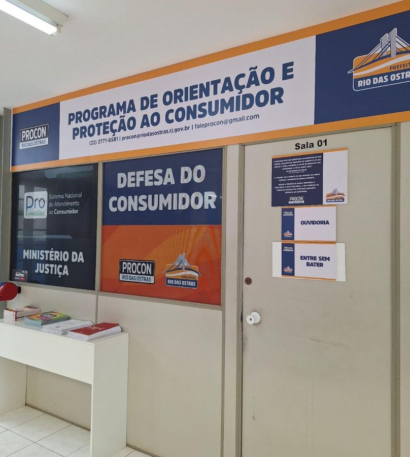 Foto da fachada do Procon