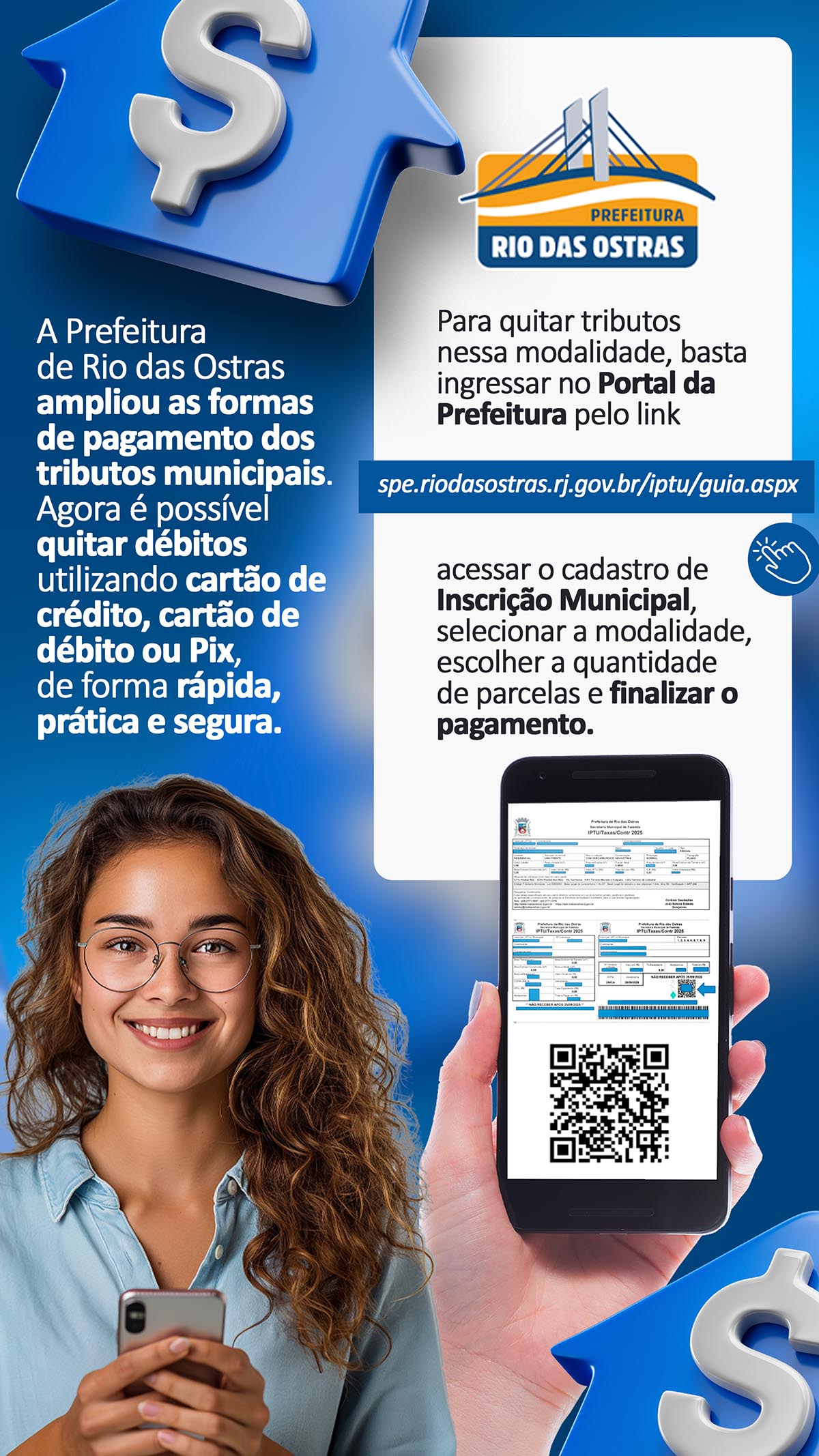 Tributos municipais via pix