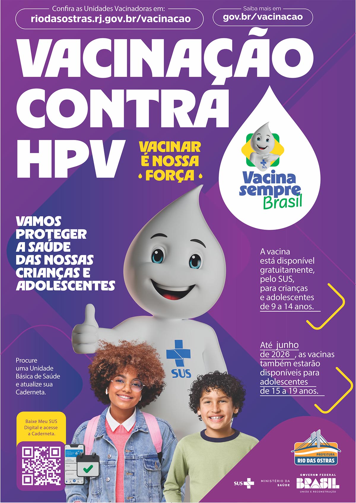 Vacinação - campanha hpv nacional