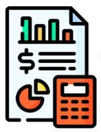 Emendas Impositivas: um papel com graficos e uma calculadora
