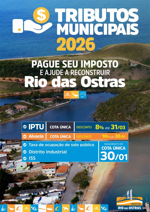 Pague seus tributos municipais 2026 online