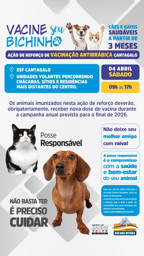 Campanha de Vacinação Antirrábica
