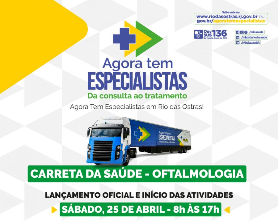 Agora tem especialistas