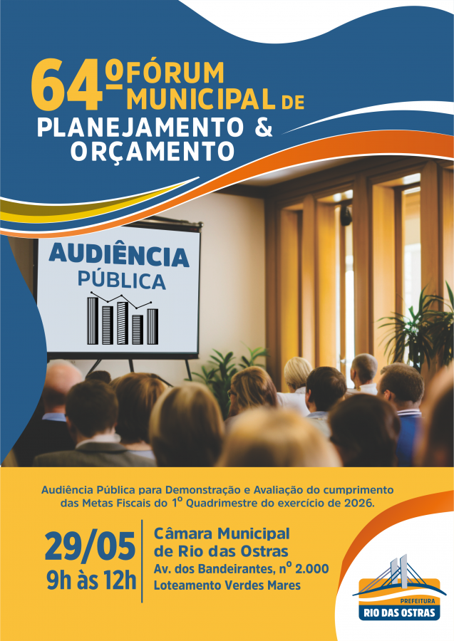 64 Fórum Municipal de Planejamento e Orçamento