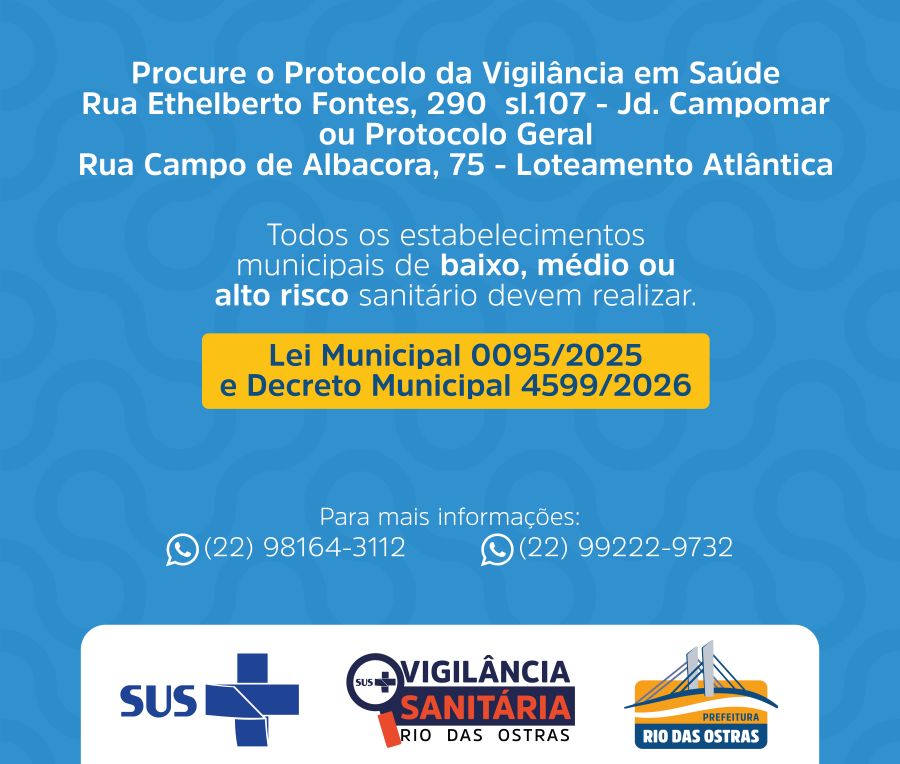 Dia da Vigilância Sanitária