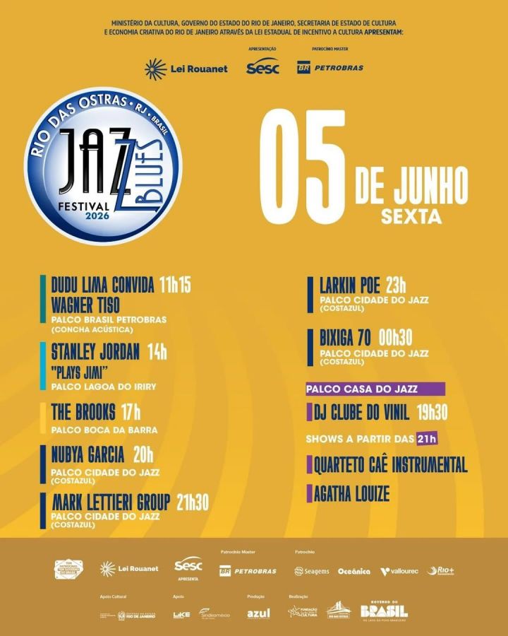 Patrocinadores Jazz e Blues - Rio das Ostras