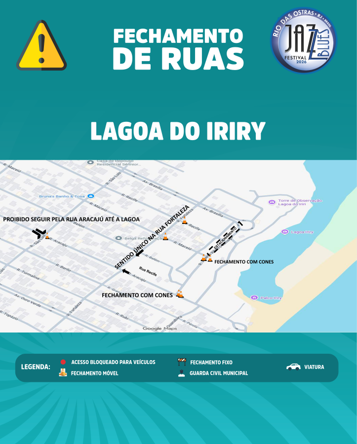 Fechamento de ruas